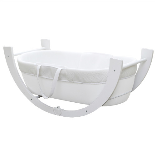 Shnuggle Dreami Moses Basket - White image