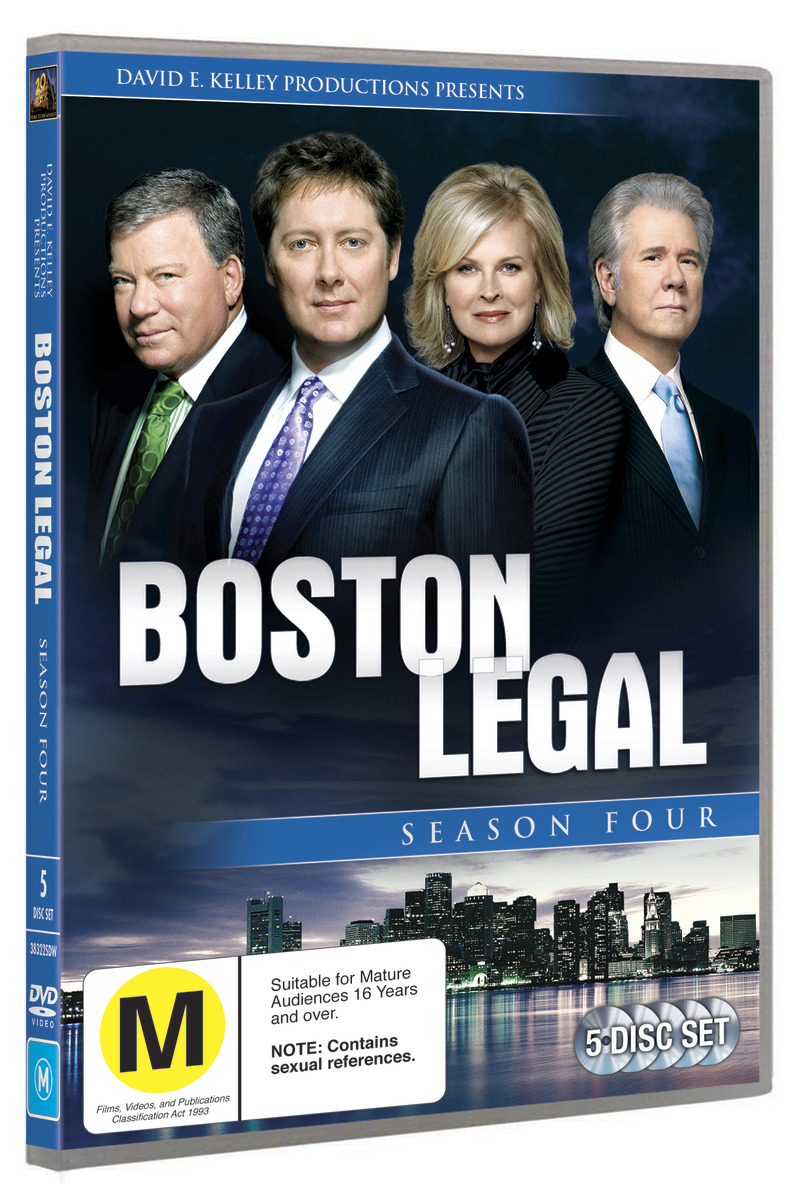 Boston Legal - Season 4 (5 Disc Set) (2007) on DVD image