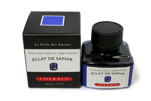 J Herbin: Fountain Pen Ink - Eclat de Saphir (30ml)