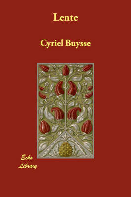 Lente on Paperback by Cyriel Buysse