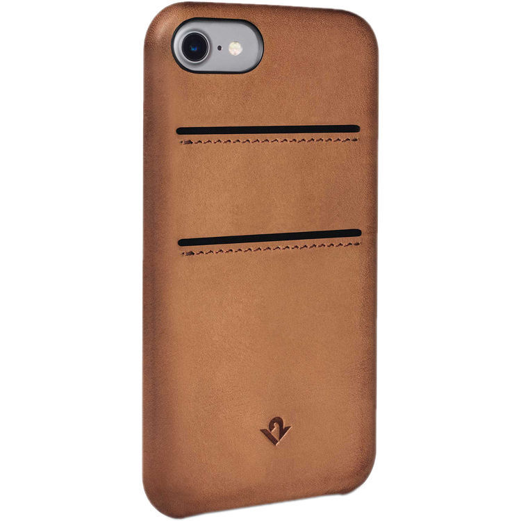 Twelve South Relaxed Leather case w/pockets for iPhone 7/6/6S (Cognac) image