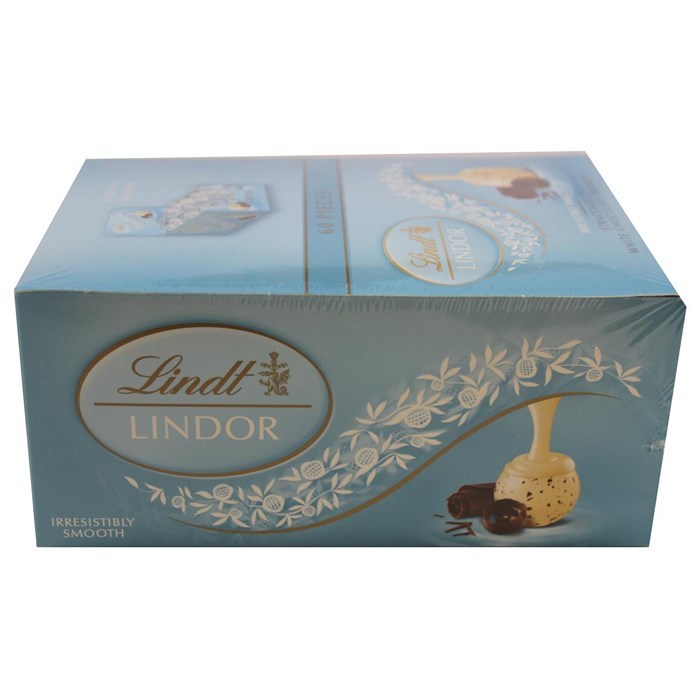Lindt Lindor Stracciatella White Chocolate Truffles (60 Pieces) at