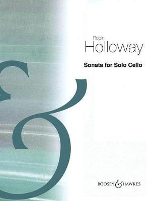 Sonata for Solo Cello by Robin Holloway image