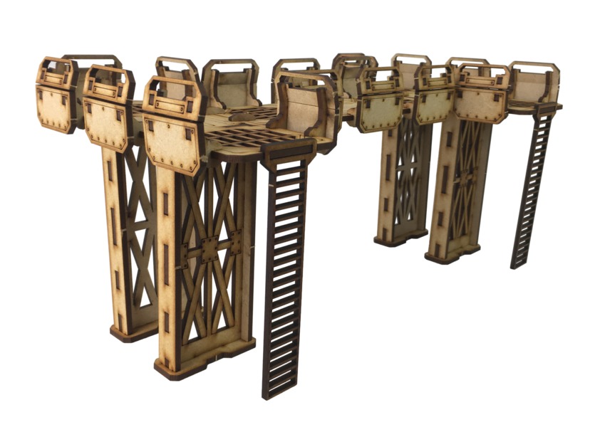 TTCombat: Tabletop Scenics – Sector 1 Walkways image