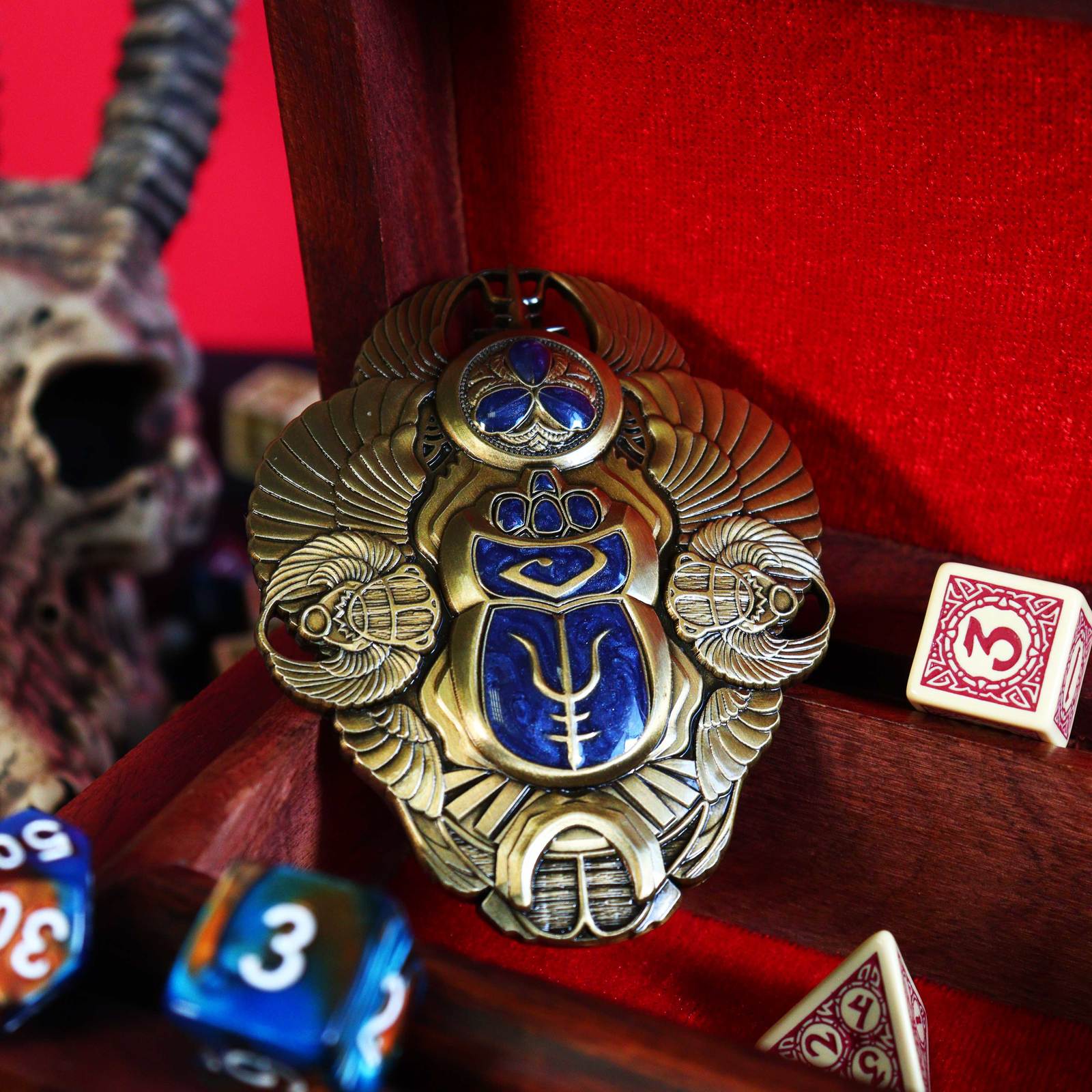 D&D Scarab of Protection Metal Replica at Mighty Ape NZ