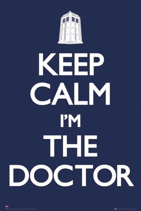 Doctor Who Keep Calm Wall Poster (174) image