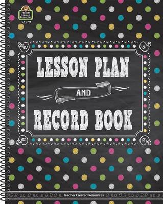 Chalkboard Brights Lesson Plan and Record Book by Teacher Created Resources image