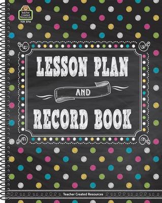 Chalkboard Brights Lesson Plan and Record Book image