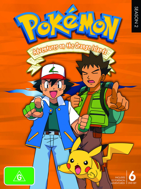 Pokemon - Season 2: Adventures on the Orange Islands (6 Disc Set) on DVD