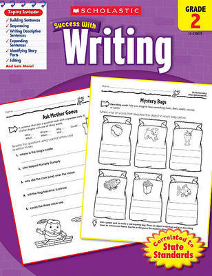 Scholastic Success with Writing, Grade 2 by Lisa Molengraft image