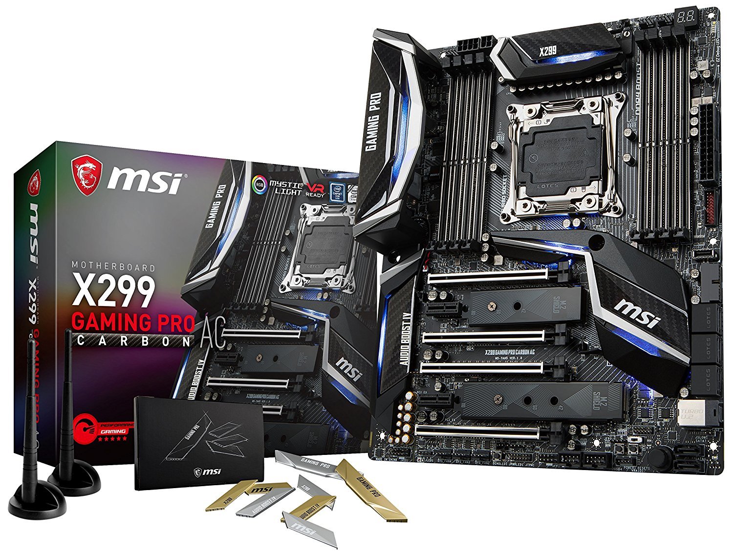 MSI X299 Gaming Pro Carbon AC-WIFI Motherboard image