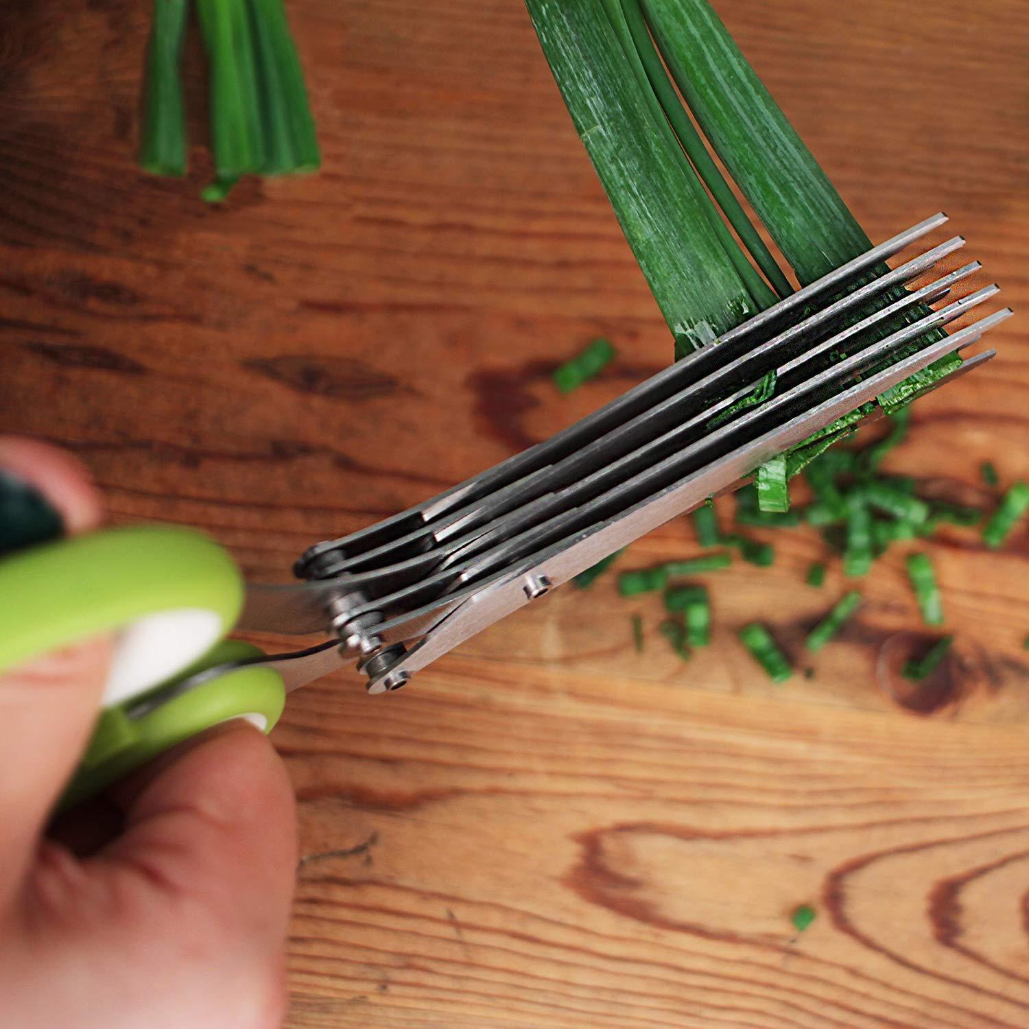 Ape Basics: 5 Blade Kitchen Herb Scissors image