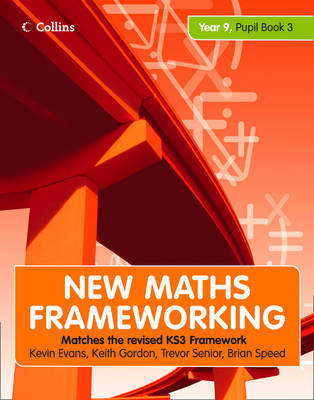 New Maths Frameworking Year 9: Book 3: Pupil by Gordon Evans image