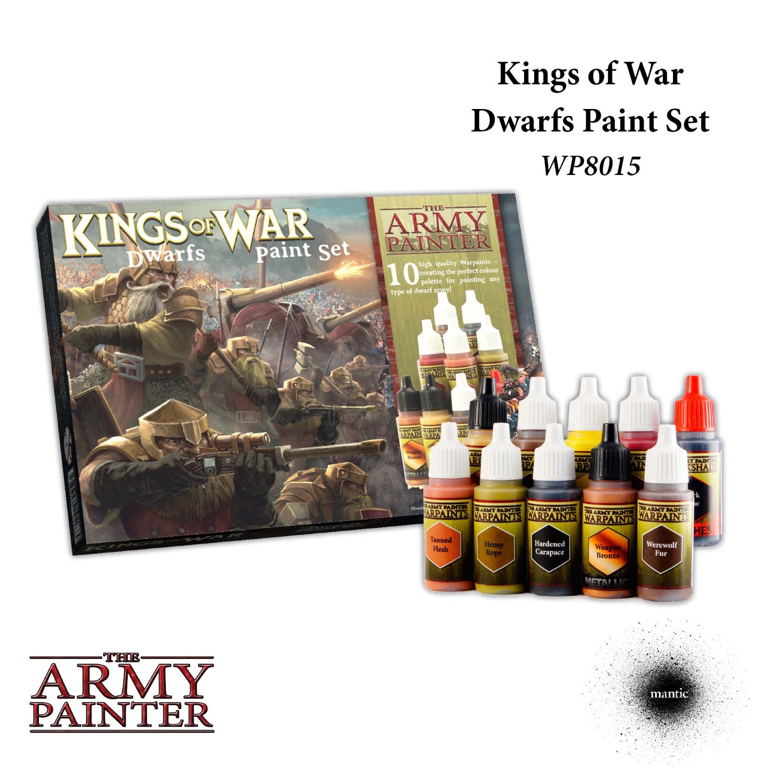 Army Painter Warpaints Kings of War Dwarfs Paint Set image