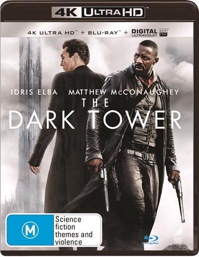 The Dark Tower on Blu-ray, UHD Blu-ray, UV