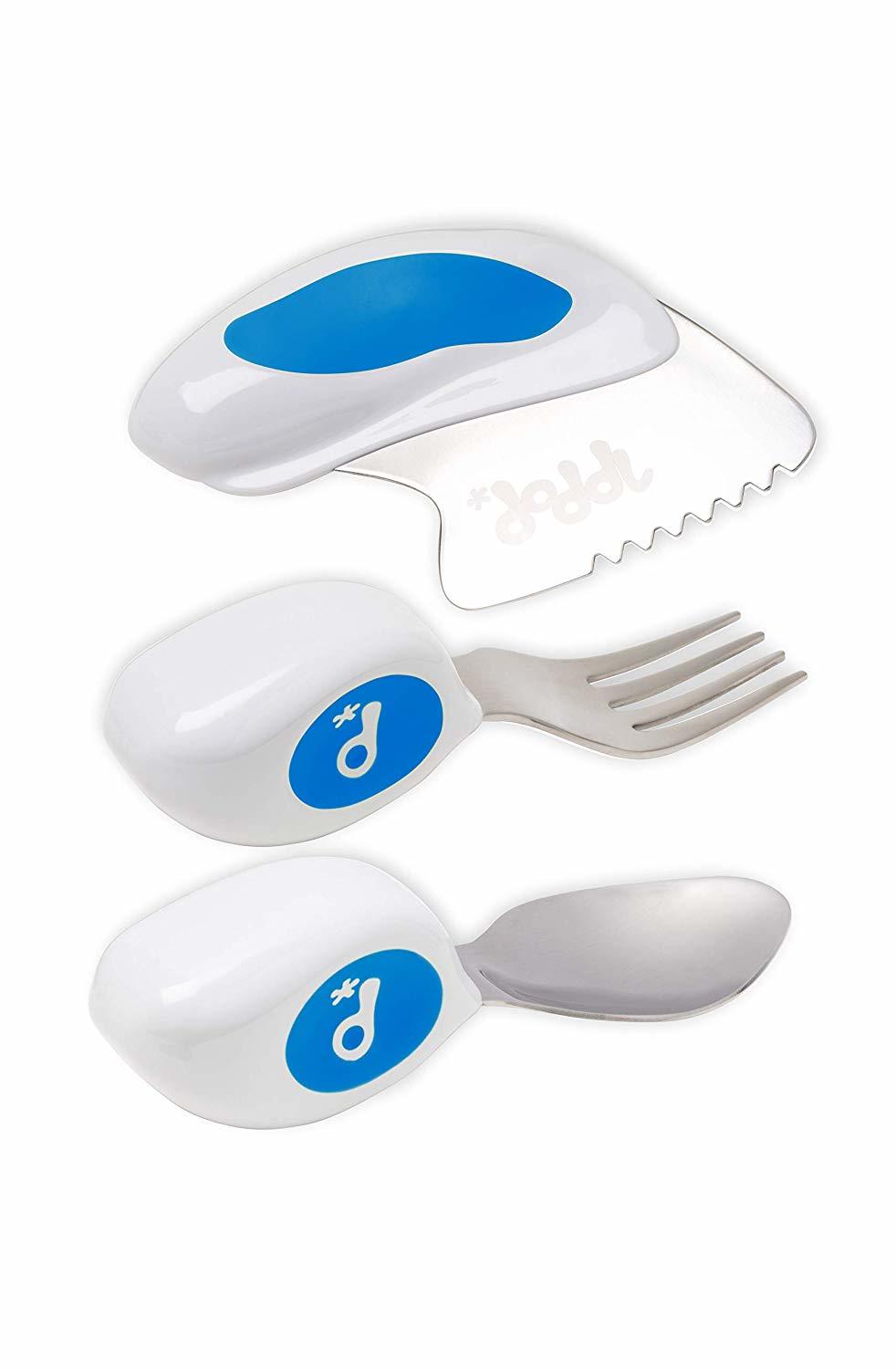 Doddl Cutlery 3 Piece Set - Blue image