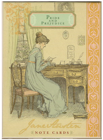 Jane Austen Note Cards: Pride and Prejudice (Box of 16 Cards) by Potter Style image