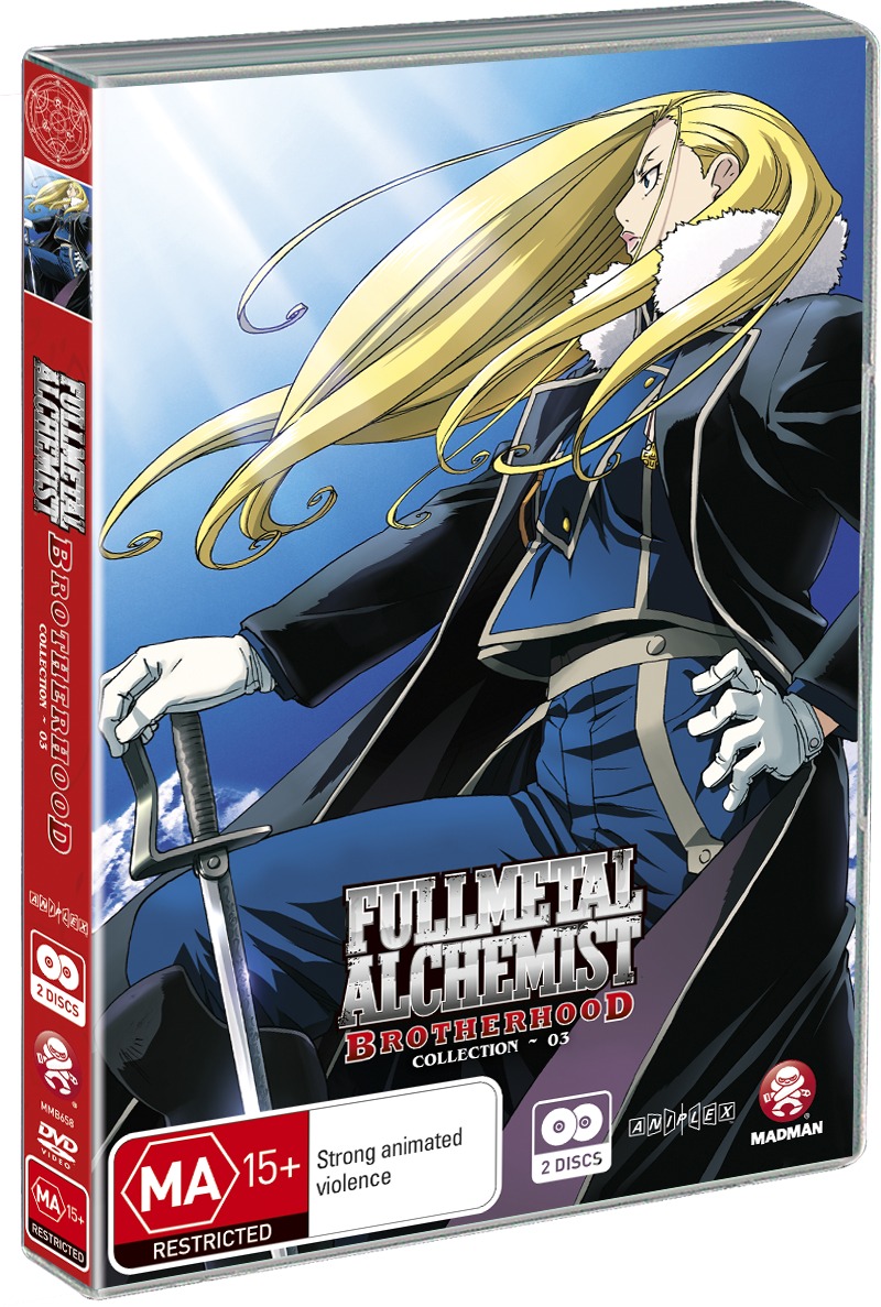 Fullmetal Alchemist Brotherhood Collection 3 (2 Disc Set) DVD Buy Now at Mighty Ape Australia
