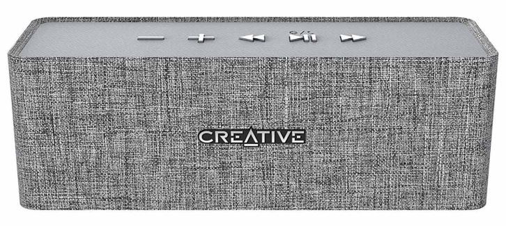 Creative Nuno Designer Cloth Bluetooth Speaker - Grey image