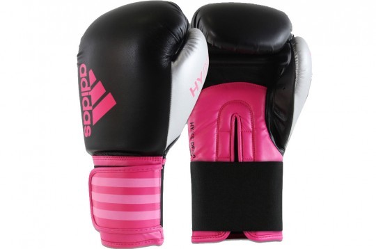 Adidas - 14Oz Black/Pink/Silver Hybrid Glove image