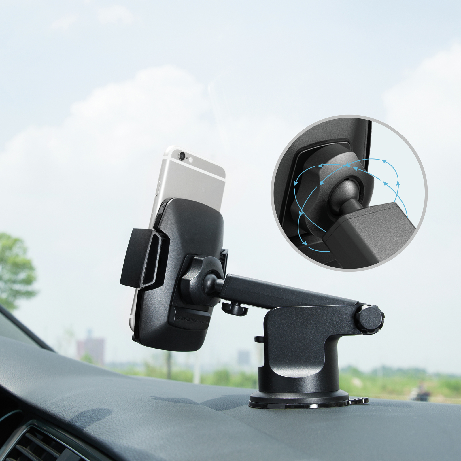 ANKER Dashboard Car Mount with Adjustable Cradle at Mighty Ape NZ