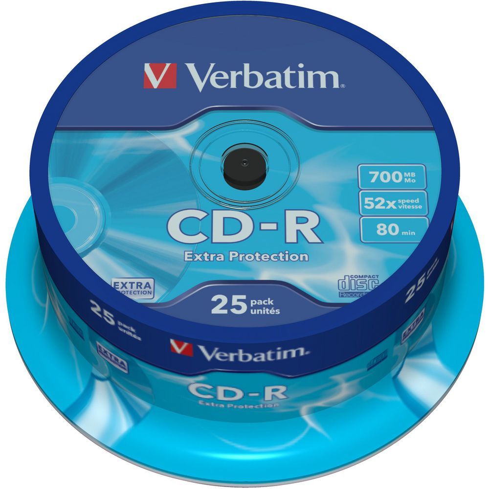 Verbatim CD-R 700MB 25Pk Spindle 52x image