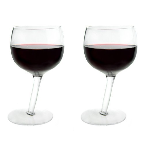 Tipsy Wine Glasses