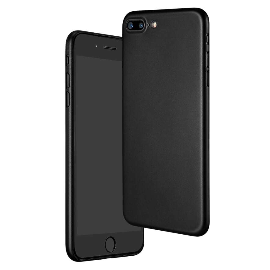 Kase Go Original iPhone 7 Plus Slim Case - Pitch Black