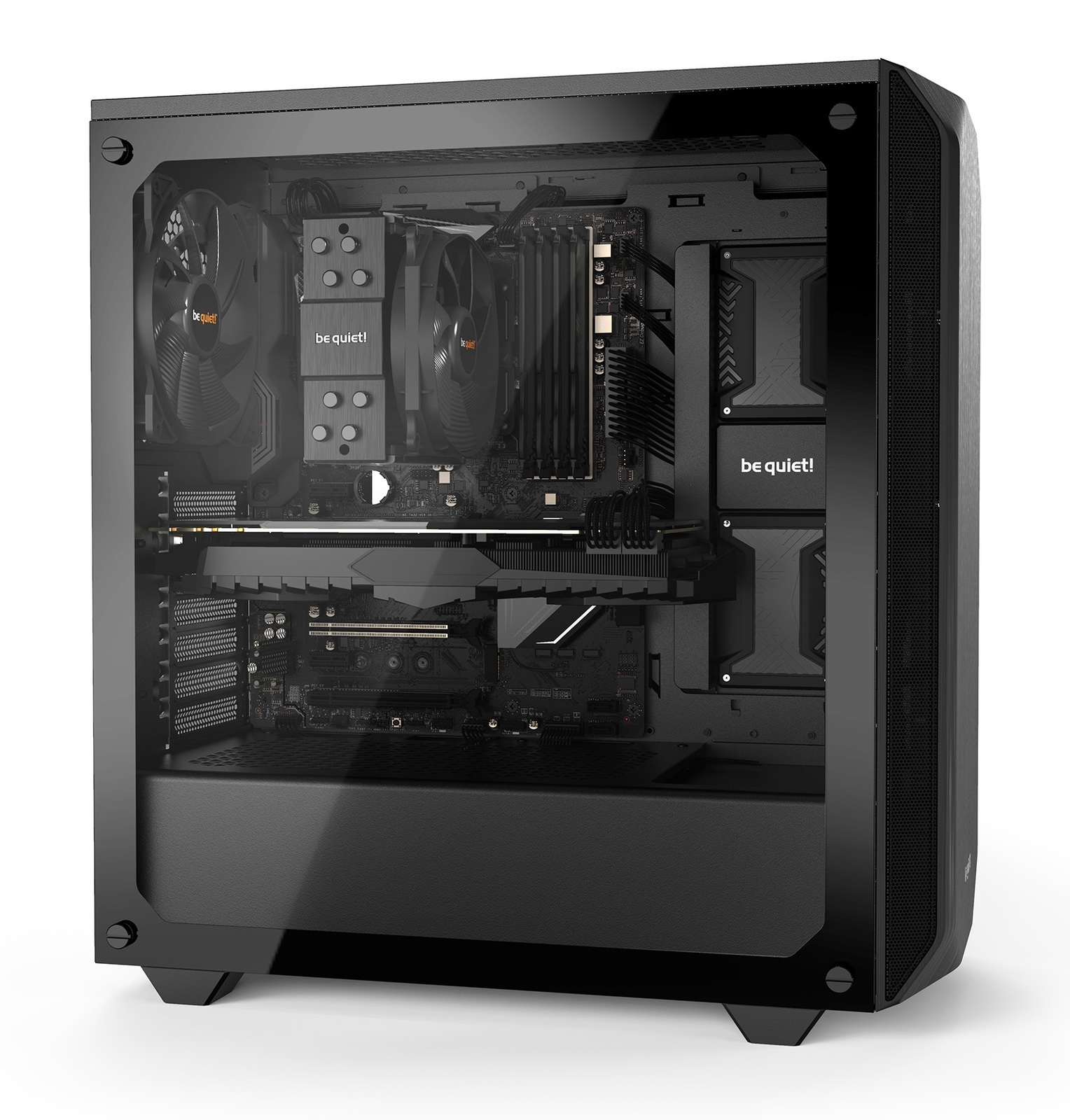 be quiet! Pure Base 500 Black Windowed