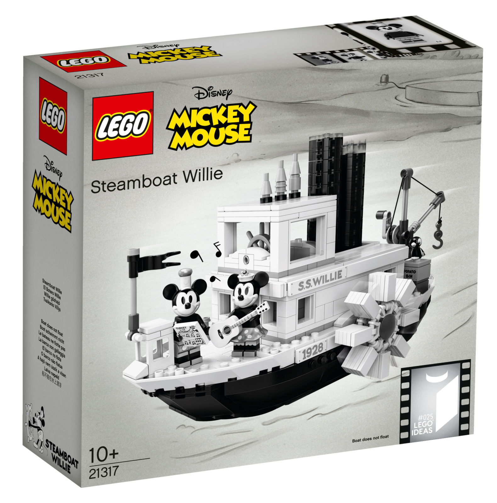 LEGO Ideas: Steamboat Willie (21317) image