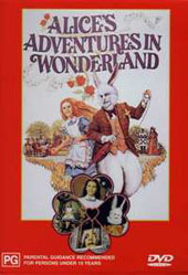 Alice's Adventure In Wonderland on DVD Alice's Adventure In Wonderland on DVD
