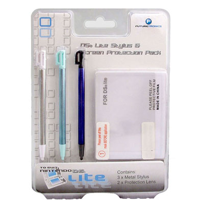 Futuretronics Lite Stylus & Screen Protection Pack for Nintendo DS image
