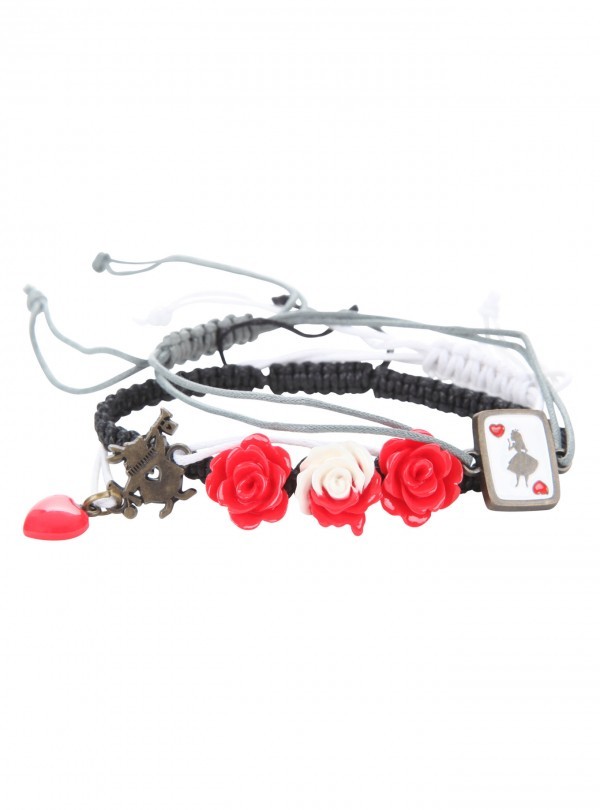 Neon Tuesday: Alice In Wonderland - 3 Bracelet Rose & Card Set image