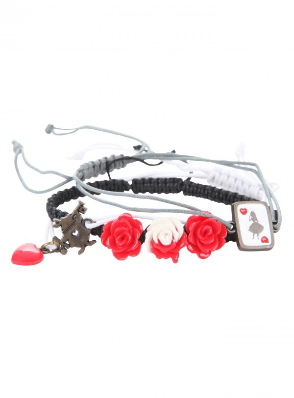 Neon Tuesday: Alice In Wonderland - 3 Bracelet Rose & Card Set