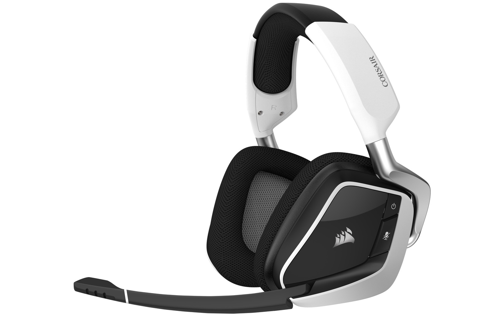 Corsair Void Elite RGB Wireless Gaming Headset (White) on PC, PS4