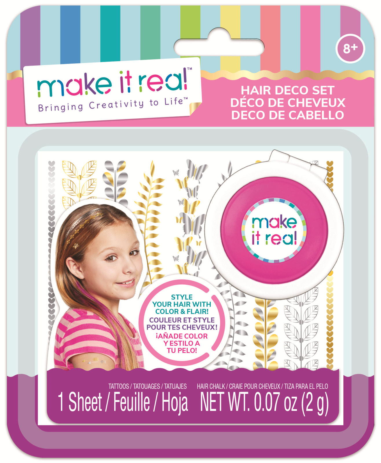 Make It Real: Hair Deco Set - Pink