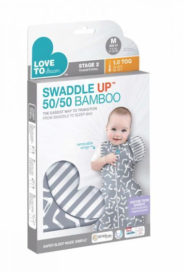 Swaddle UP Transition 50/50 Bag - Bamboo - Grey (Medium) image