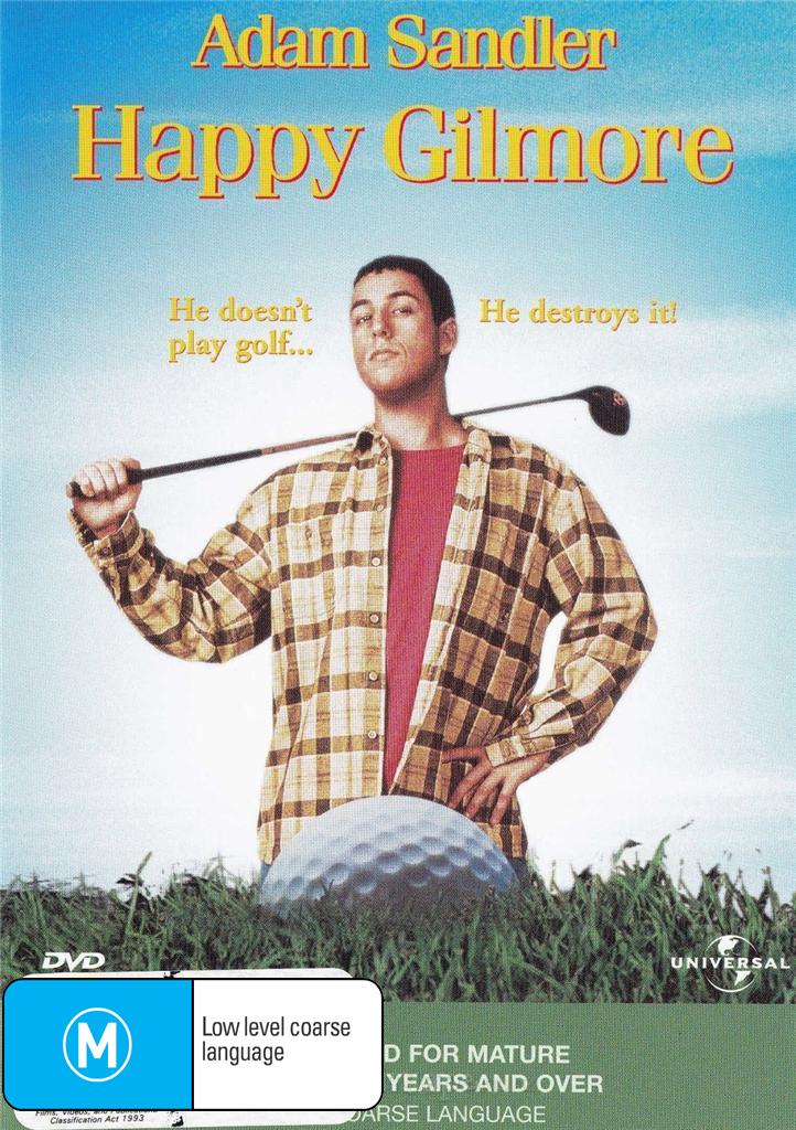 Happy Gilmore on DVD