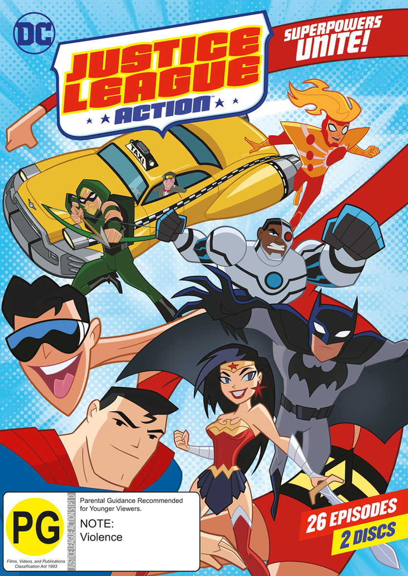 Justice League: Action - Season 1: Part 1 on DVD image