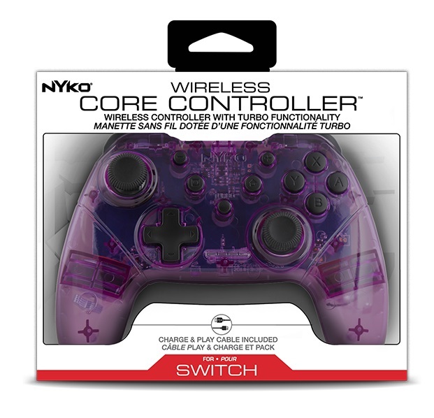 Nyko Switch Wireless Core Controller (Purple/White) on Switch