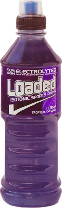 Loaded Sports Drink - Tropical Cyclone 1L (12 Pack) image