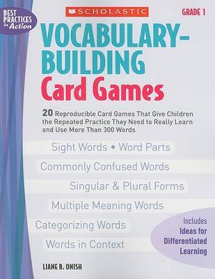 Vocabulary-Building Card Games: Grade 1 by Liane B Onish image