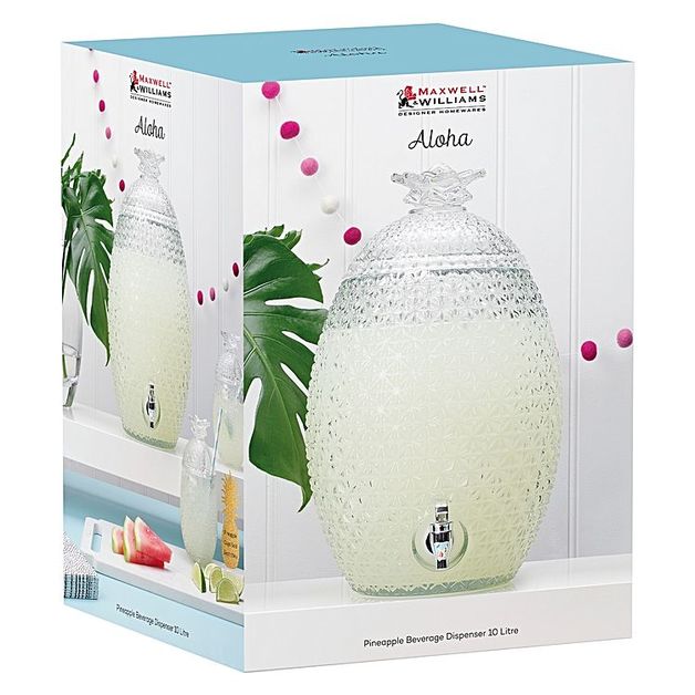 Maxwell & Williams Aloha Pineapple Drink Dispenser at Mighty Ape NZ