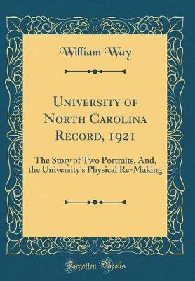 University of North Carolina Record, 1921 by William Way image