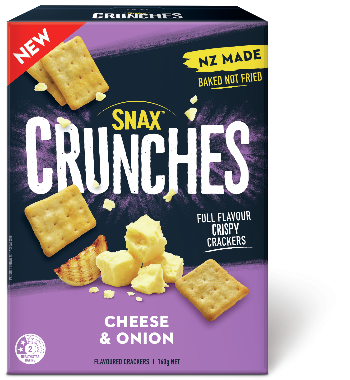 Snax Crunches Cheese & Onion 160g at Mighty Ape NZ