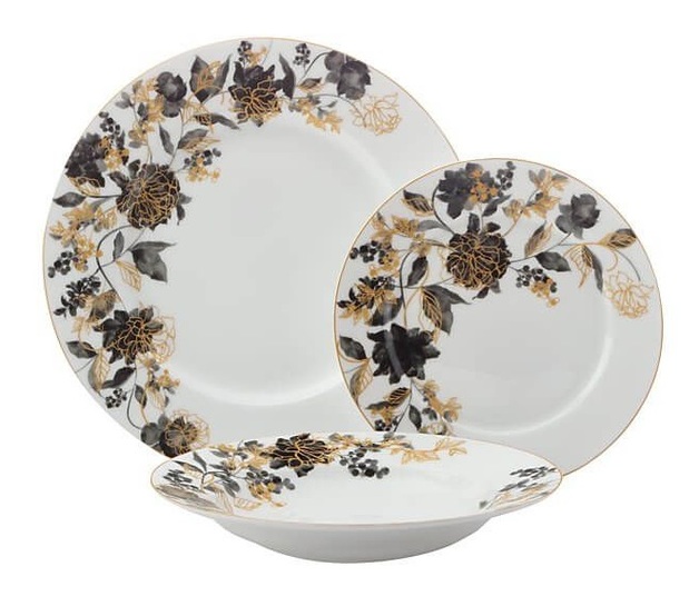 cashmere rim dinner set
