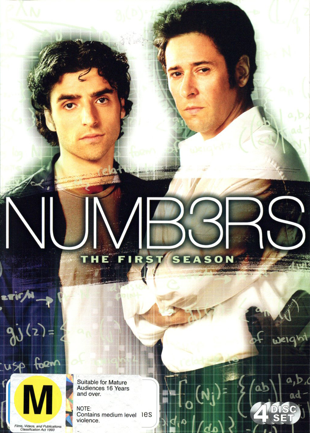 Numb3rs (Numbers) - Complete Season 1 (4 Disc Set) on DVD image