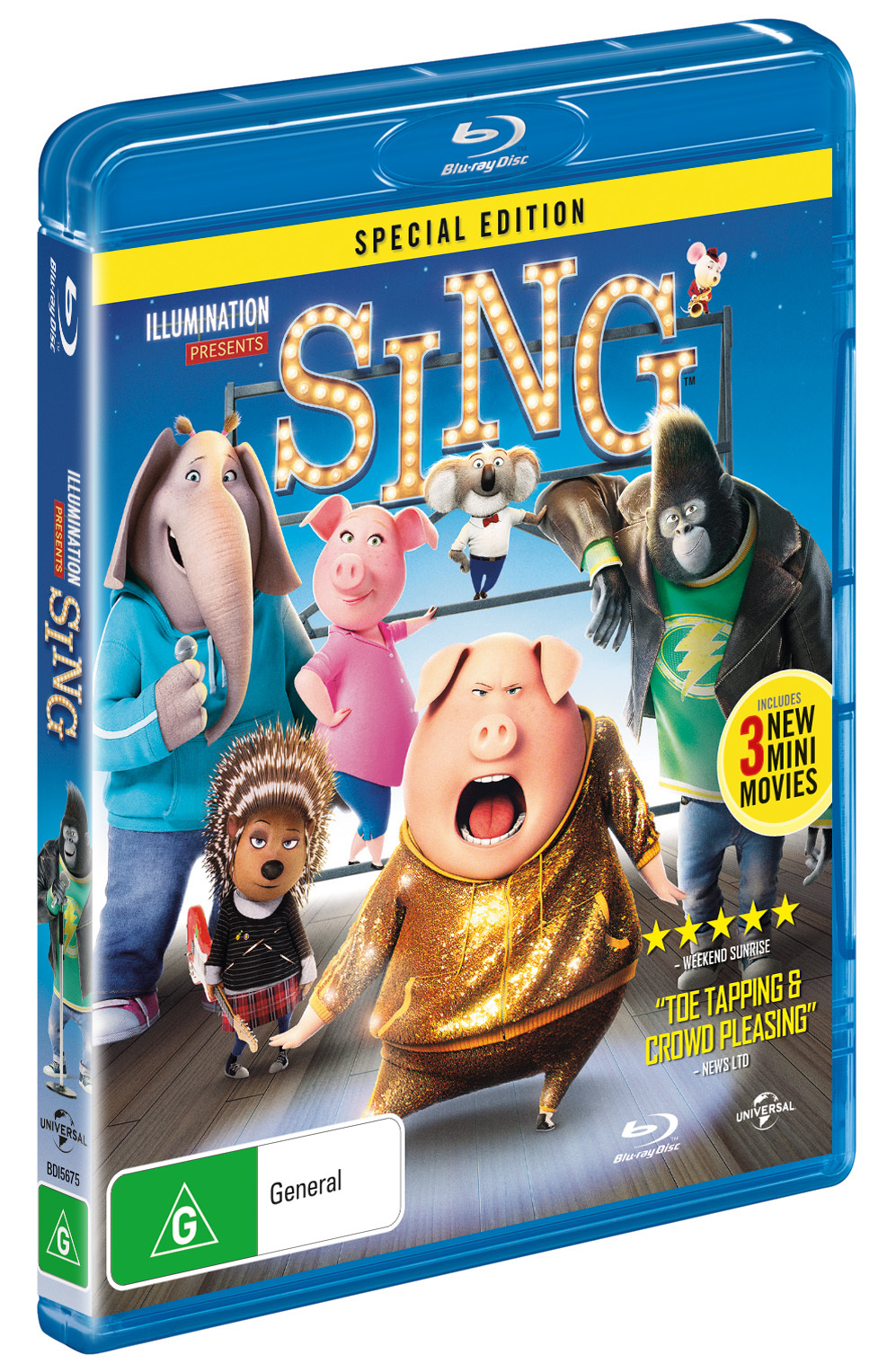 Sing on Blu-ray image