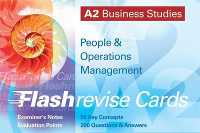 A2 Business Studies: People and Operations Management Flash Revise Cards by Andrew Gillespie image