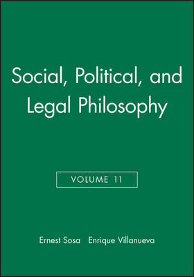 Social, Political, and Legal Philosophy, Volume 11 image